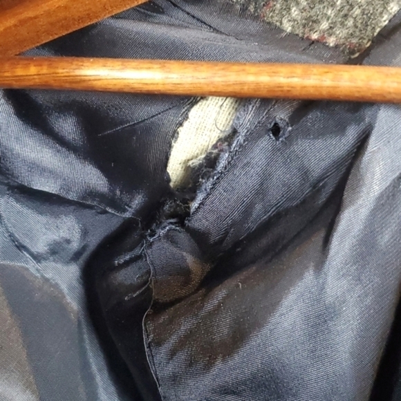 Vintage Lizwear by Liz Claiborne Petites‎ Wool Blend Plaid Blazer Jacket - Picture 14 of 16